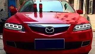 Передні фари FULL LED стиль BRL для Mazda 6 GG 2003-2007