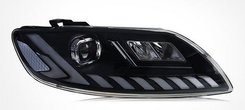 Передние фары FULL LED тюнинг SY для Audi A6 C7 2016+