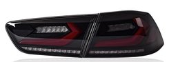 Задние фонари черные стиль Corvette C7 CP для Mitsubishi Lancer X