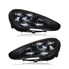 Передние фары FULL LED тюнинг 2018 для Porsche Cayenne 958 2011