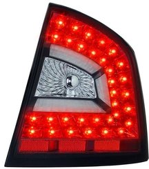 Задние фонари LED тоновані черные для Skoda Octavia A5 седан