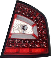Задние фонари LED тоновані красные для Skoda Octavia A5 седан