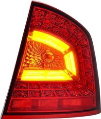 Задние фонари LED красные для Skoda Octavia A5 седан