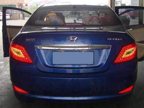Задні ліхтарі LED червоні для Hyundai Accent 2010-2019