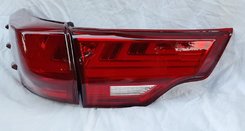 Задние фонари для Toyota Highlander 2014-2019 Lexus стиль задние LED красные тип WH