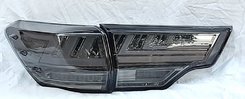 Задние фонари для Toyota Highlander 2014-2019 Lexus стиль задние LED черные тип WH