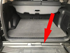 Накладка заднего порога (ABS) для Lexus GX460
