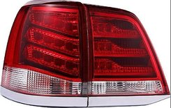 Задние фонари для Toyota Land Cruiser LC 200 красные LED 2008-2016