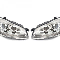 Передние фары на Mercedes S-Class W221 2009-2013 год ( Bi-Xenon Adaptive + Night Vision + блоки )