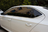 Повна окантовка вікон (нерж) для Skoda Superb 2016↗ мм