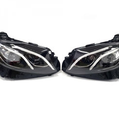 Передние фары на Mercedes E-Class W213 2016-2020 года ( Led Hight Performance + блоки оригинал )