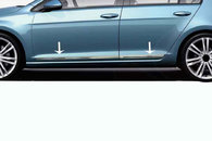 Молдинги дверей (4 шт, нерж) для Volkswagen Tiguan 2007-2016 рр