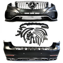 Комплект обважування на Mercedes GLS-Class X166 2015-2019 рік (в стилі GLS63 AMG)