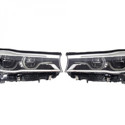 Передние фары на BMW 7 Series G11 / G12 2015-2019 года ( Full Led Adaptive Европа )