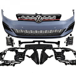 Передній бампер на Volkswagen Golf VII 2012-2017 року (стиль GT LCI)