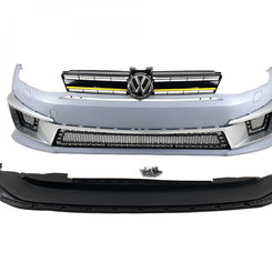 Передній бампер на Volkswagen Golf VII 2012-2017 року (стиль Golf R400)