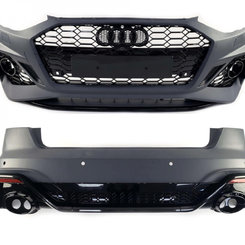 Комплект обвісу на Audi A4 B9 2019-2022 рік в стилі RS