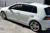 Пороги (ABS-пластик) для Volkswagen Golf 7