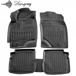 Коврики Stingray 3D (2003-2006, 5 шт, полиуретан) для Mitsubishi Outlander 2001-2006 гг.
