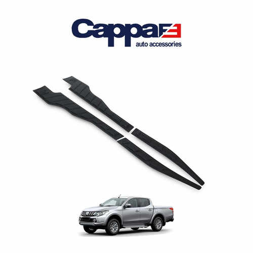 Верхні молдинги дверей (4 шт, ABS) для Mitsubishi L200 2015↗ рр.