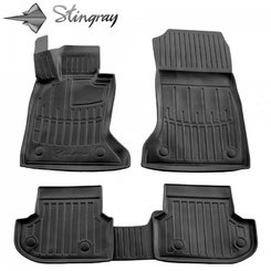 Коврики Stingray 3D (2013-2016, 5 шт, полиуретан) для BMW 5 серия F-10/11/07 2010-2016 гг.