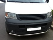 Нижняя одинарная губа ST008 (нерж) 51мм для Volkswagen T5 Transporter 2003-2010