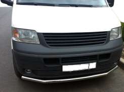 Нижняя одинарная губа ST008 (нерж) 51мм для Volkswagen T5 Transporter 2003-2010