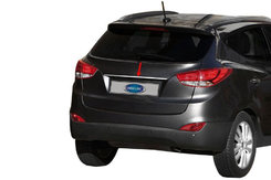 Хром планка над номером (вузька) для Hyundai IX-35 2010-2015рр.