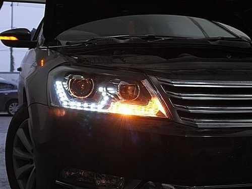 Передні фари тюнінг ксенон для Volkswagen Passat B7 2010-2015