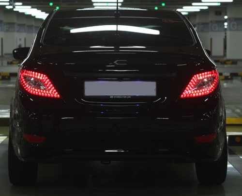 Задні ліхтарі LED червоні для Hyundai Accent 2010-2019