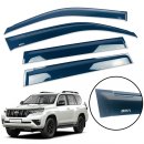 Дефлектори вікон (вітровики) для Toyota LC 150 Prado 2010+  накладні
