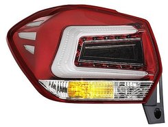 Задние фонари LED червоні хром для Subaru XV / Crosstrek 2012-2016