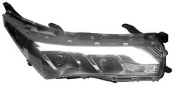 Передние фары тюнинг для Toyota Corolla E170/ Altis 2013-2016