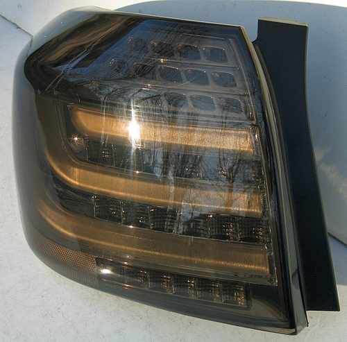 Задні ліхтарі LED чорні для Toyota Highlander 2010-2013