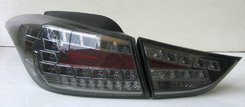 Задние фонари черные LED стиль Audi для Hyundai Elantra MD 2011-2015