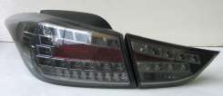 Задние фонари черные LED стиль Audi для Hyundai Elantra MD 2011-2015