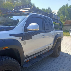 Верхні молдинги дверей (6 шт, ABS) для Volkswagen Amarok 2010-2021 рр.