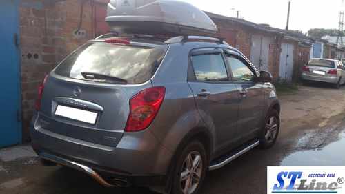 Задня дуга AK007 (нерж) для SsangYong Korando 2010-2019