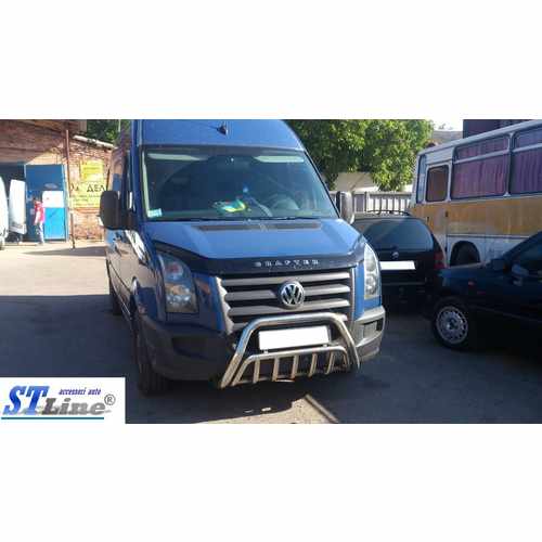 Кенгурятник WT002 (нерж) для Volkswagen Crafter 2006-2017