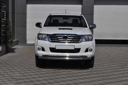 Передній захист ST017 (нерж.) для Toyota Hilux 2006-2015 рр