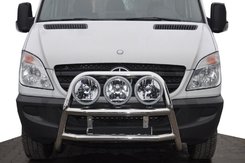 Кенгурятник високий WT018 (нерж.) для Mercedes Sprinter 2006-2018 рр