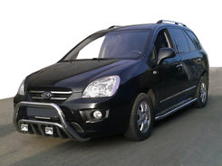 Кенгурятник WT002 (нерж) для Kia Carens 1999-2012 