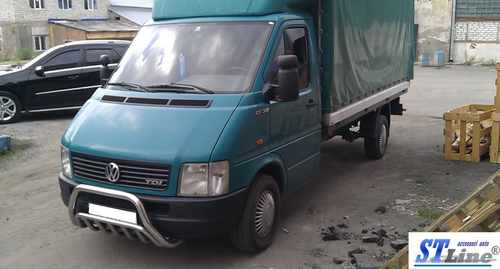 Кенгурятник WT002 (нерж) для Volkswagen LT 1998+ 