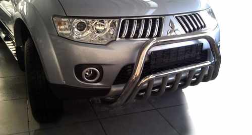 Передній захист WT002 (нерж.) для Mitsubishi Pajero Sport 2008-2015