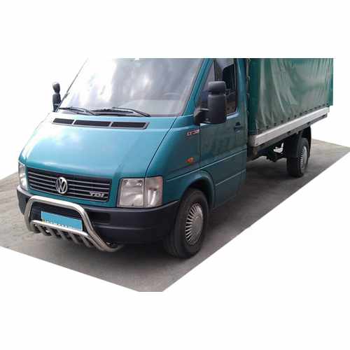 Кенгурятник WT002 (нерж) для Volkswagen LT 1998+ 
