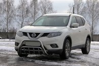 Кенгурятник WT002 (нерж) для Nissan X-trail T32 / Rogue 2014-2021 