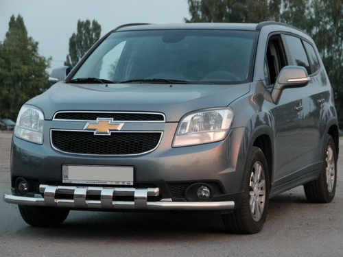 Передній захист ST015 (нерж) для Chevrolet Orlando 2010+ 