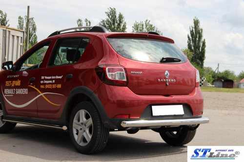 Задня дуга AK002 (нерж) для Renault Sandero 2013-2022 рр