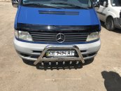 Кенгурятник WT003/4 (нерж.) с надписью, 60мм для Mercedes Vito W638 1996-2003