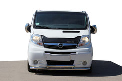 Передняя защита ST014/2 (нерж.) для Nissan Primastar 2002-2014